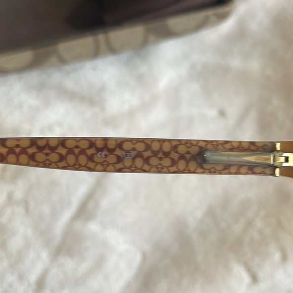 Coach Blossom Tortoise eyeglasses with case and cleaning cloth - Picture 7 of 11